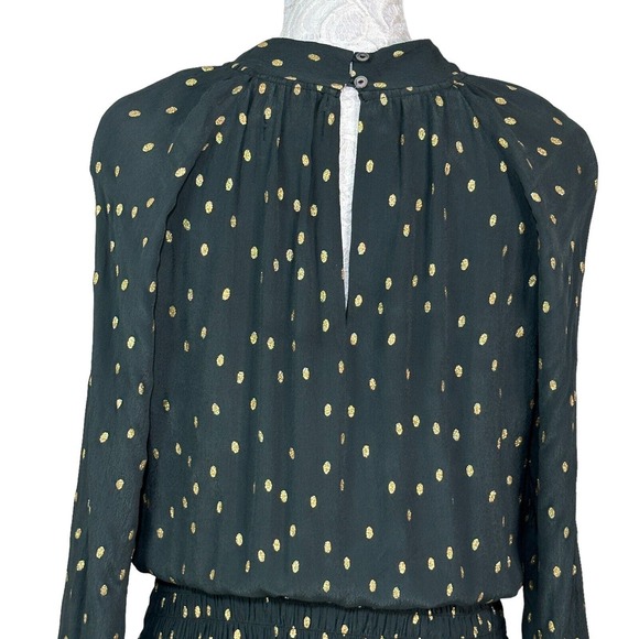 Velvet by Graham & Spencer Felicity Long Sleeve Boho Dress Charcoal Women S NWOT - Picture 6 of 10